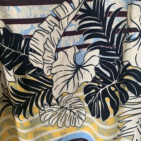 H&M Floral Cold Shoulder Dress Size L - Picture 5 of 9